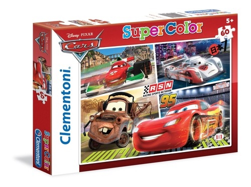 Puzzle SuperColor Auta 60 (26953)