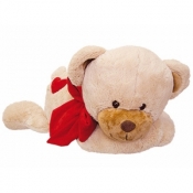 BEPPE Miś z serduszkiem 40cm leżący (10154)