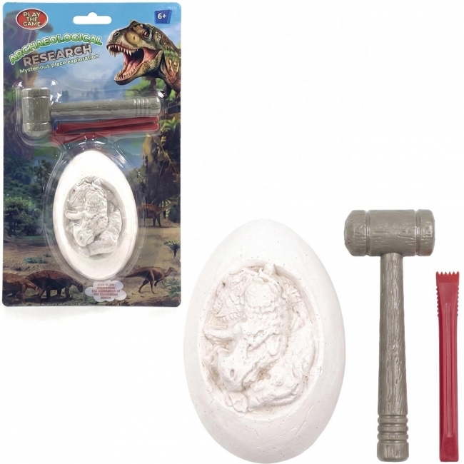 Wykopaliska paleontolog dinozaur w jajku