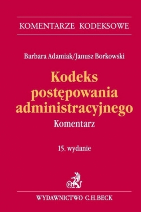 Kodeks postępowania administracyjnego Komentarz