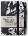 Bookaroo Notatnik A7 z długopisem - czarno-biały