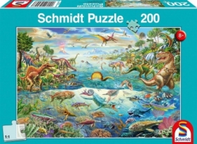 Puzzle 200: Świat dinozaurów (106961)