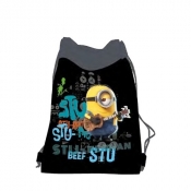 Worek na obuwie Minionki czarny - <br />