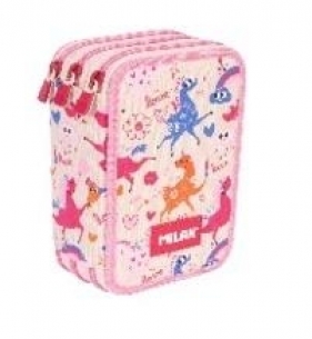 Piórnik 2-poziomowy z wyposażeniem