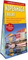 Kopenhaga i Malmo laminowany map&guide 2w1