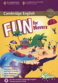 Fun for Movers Student's Book + Online Activities + Audio + Home Fun Booklet 4 Robinson Anne, Saxby Karen