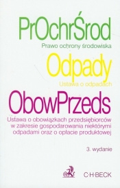 Prawo ochrony środowiska Ustawa o odpadach