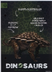 Wkład do segregatora A6 Dinozaur
