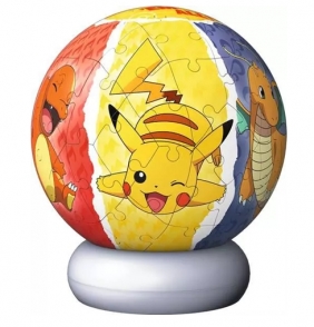Ravensburger, Puzzle 3D - Lampka nocna Pokemon