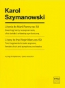 Litania do Marii Panny op. 59 Karol Szymanowski