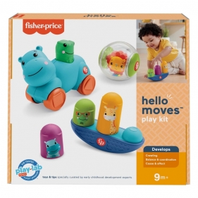 Fisher-Price, Zestaw zabawek: Rozwijamy ruchy (HFJ94) (Uszkodzone opakowanie)