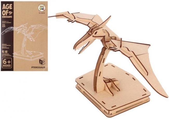 Puzzle drewniane 3D Dinozaur Pterozaur