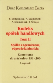 Kodeks spółek handlowych Tom 2 Spółka z ograniczoną odpowiedzialnością - <br />
