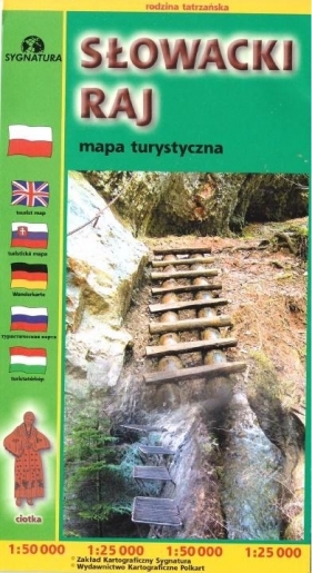 Mapa turystyczna - Słowaki raj - Praca zbiorowa