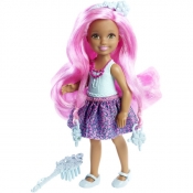 BARBIE Długowłose Chelsea niebieska (DKB54/DKB55)