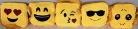 Emoji torebka Y-13 16cmx16cm 5 wzorów - ROZETTE