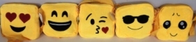 Emoji torebka Y-13 16cmx16cm 5 wzorów - Rozette