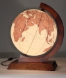 Globus 320 antyczny podswietlany drewniany 5534 5534