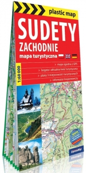 Sudety Zachodnie mapa foliowana turystyczna 1:60 000