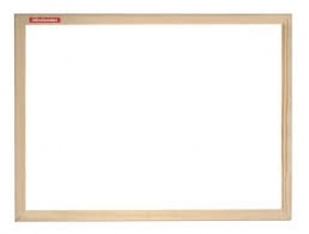 Tablica suchościeralna 80x50 cm w ramie drewnianej (TM85D MB)