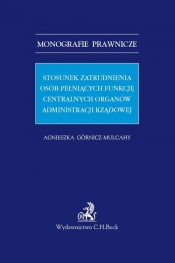 Stosunek zatrudnienia osób pełniących funkcję centralnych organów administracji rządowej