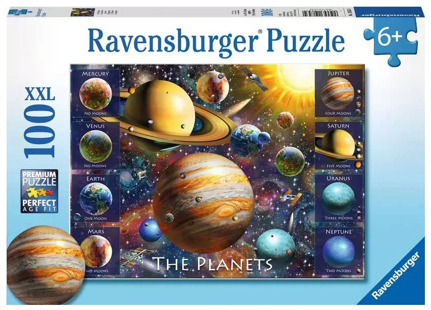 Ravensburger, Puzzle XXL 100: Planety (10853)