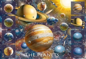 Ravensburger, Puzzle XXL 100: Planety (10853)