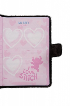 Coolpack, Notes A5/80k. zapięcie Disney Fluffy Stitch - Black (99534PTR)