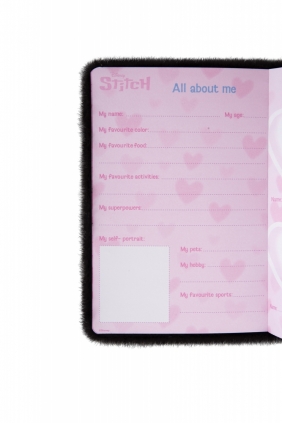 Coolpack, Notes A5/80k. zapięcie Disney Fluffy Stitch - Black (99534PTR)