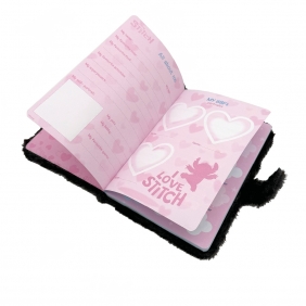 Coolpack, Notes A5/80k. zapięcie Disney Fluffy Stitch - Black (99534PTR)