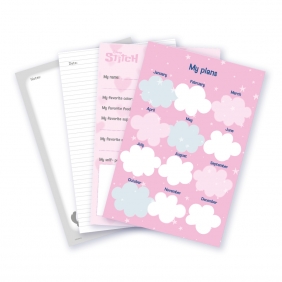 Coolpack, Notes A5/80k. zapięcie Disney Fluffy Stitch - Black (99534PTR)