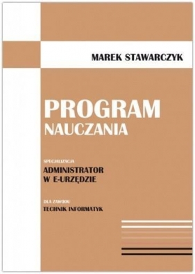 Program nauczania - Marek Stawarczyk