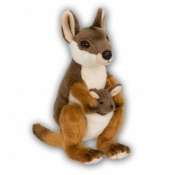 WWF Wallaby with Joey 19 cm