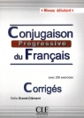 Conjugaison progressive du francais Niveau debutant klucz  Grand-Clement Odile