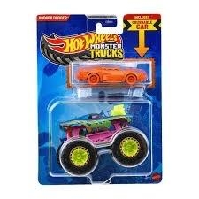 Hot Wheels Monster Trucks Pojazd 1:64 + Autko
