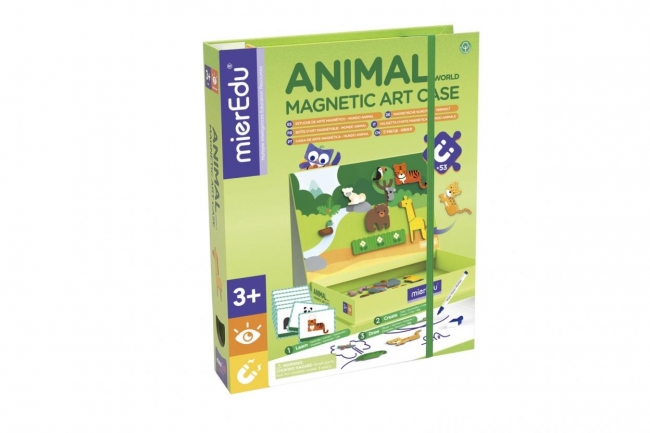 <img src='https://webimage.pl/pics/535/1/d9352801001535.jpg' style='height:440px' /> Puzzle magnetyczne Art Case - Świat zwierząt