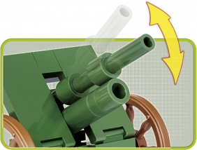 Cobi: Mała Armia WWII. Howitzer 100 mm Wz.1914/19 P - haubica polowa (2153)