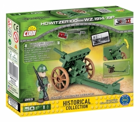 Cobi: Mała Armia WWII. Howitzer 100 mm Wz.1914/19 P - haubica polowa (2153)