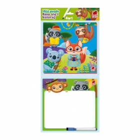 Gra edukacyjna - Zwierzęta, 4w1