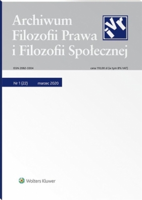 Archiwum Filozofii Prawa i Filozofii.. 1/2020 (22) - Opracowanie zbiorowe