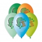 Balon gumowy Godan Premium Hel Lets Dino Party 33 cm / 5 szt. (GS120/854)