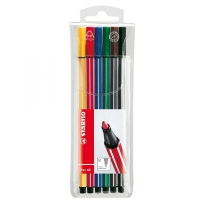 Flamaster Pen 6806 6 sztuk w etui 6806/PL