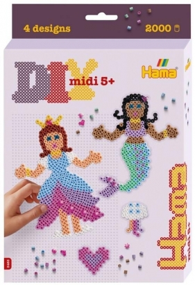 Koraliki Midi Księżniczka i Syrenka 2000el