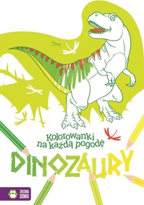 Kolorowanki na każdą pogodę Dinozaury - Opracowanie zbiorowe