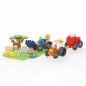 Klocki Waffle mini Farmer - Traktory i wypasiona łąka, 100 elementów (907535)