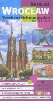 Plan kieszonkowy rys.-Wrocław w.niemiecka 1:16 500 - Opracowanie zbiorowe