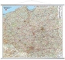 Polska. Mapa ścienna samochodowa 1:650 000 praca zbiorowa