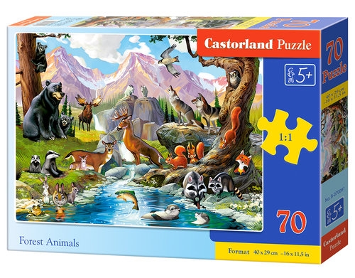 Puzzle 70 Forest Animals (B-070091)