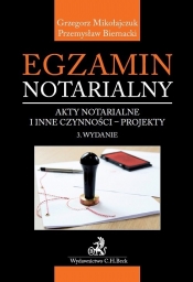 Egzamin notarialny Akty notarialne i inne czynności - projekty