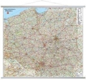 Polska. Mapa ścienna samochodowa 1:650 000 - praca zbiorowa